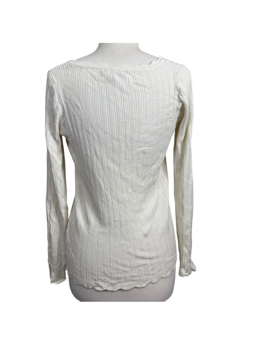 Ryegrass Sweater, Size‎ M, White